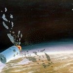 Concepção artistica de um matador de satélites.