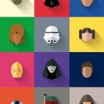 Ícones Star Wars por Filipe De Carvalho