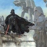 Darth Vader liderando tropas em Hoth