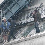 On the set of Captain America, Chadwick Boseman plays the Black Panther
Featuring: Chadwick Boseman, Sebastian Stan
Where: Berlin, Germany
When: 12 Aug 2015