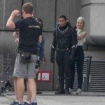 On the set of Captain America, Chadwick Boseman plays the Black Panther
Featuring: Chadwick Boseman, Sebastian Stan
Where: Berlin, Germany
When: 12 Aug 2015