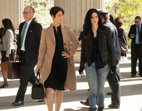 Carrie-Ann Moss como Harper e Krysten Ritter(Jessica Jones)