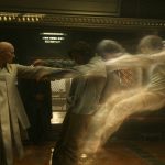 Marvel's DOCTOR STRANGEL to R: The Ancient One (Tilda Swinton) and Doctor Stephen Strange (Benedict Cumberbatch)Photo Credit: Film Frame ©2016 Marvel. All Rights Reserved.