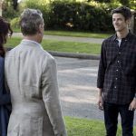 The Flash -- "Flashpoint" -- Image: FLA301a_0065b.jpg -- Pictured (L-R): Michelle Harrison as Nora Allen, John Wesley Shipp as Henry Allen and Grant Gustin as Barry Allen -- Photo: Katie Yu/The CW -- é 2016 The CW Network, LLC. All rights reserved.
