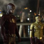 The Flash -- "Flashpoint" -- Image: FLA301a_107r.jpg -- Pictured (L-R): Grant Gustin as The Flash and Keiynan Lonsdale as Kid Flash -- Photo: Katie Yu/The CW -- é 2016 The CW Network, LLC. All rights reserved.