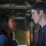 The Flash -- "Flashpoint" -- Image: FLA301b_0057b.jpg -- Pictured (L-R): Candice Patton as Iris West and Grant Gustin as Barry Allen -- Photo: Katie Yu/The CW -- é 2016 The CW Network, LLC. All rights reserved.