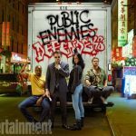 The Defenders, Mike Colter as Luke Cage, Charlie Cox as Daredevil, Krysten Ritter as Jessica Jones, and Finn Jones as Iron Fist, photographed for Entertainment Weekly on December 10th, 2016, by Finlay Mackay in Brooklyn, New York.
Costume Designer: Stephanie Maslansky, Wardrobe Supervisor: Pahelle Latino, Makeup Head: Sarit Klein, Key Makeup Artist: Kaela Dobson, Hair Department Head: Pamela May, FX Makeup: Brian Spears, Prop Stylist: Charlot Malmlof