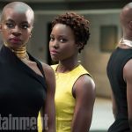 Marvel Studios' BLACK PANTHER
L to R: Okoye (Danai Gurira), Nakia (Lupita Nyong'o) and Ayo (Florence Kasumba)
Credit: Matt Kennedy/©Marvel Studios 2018