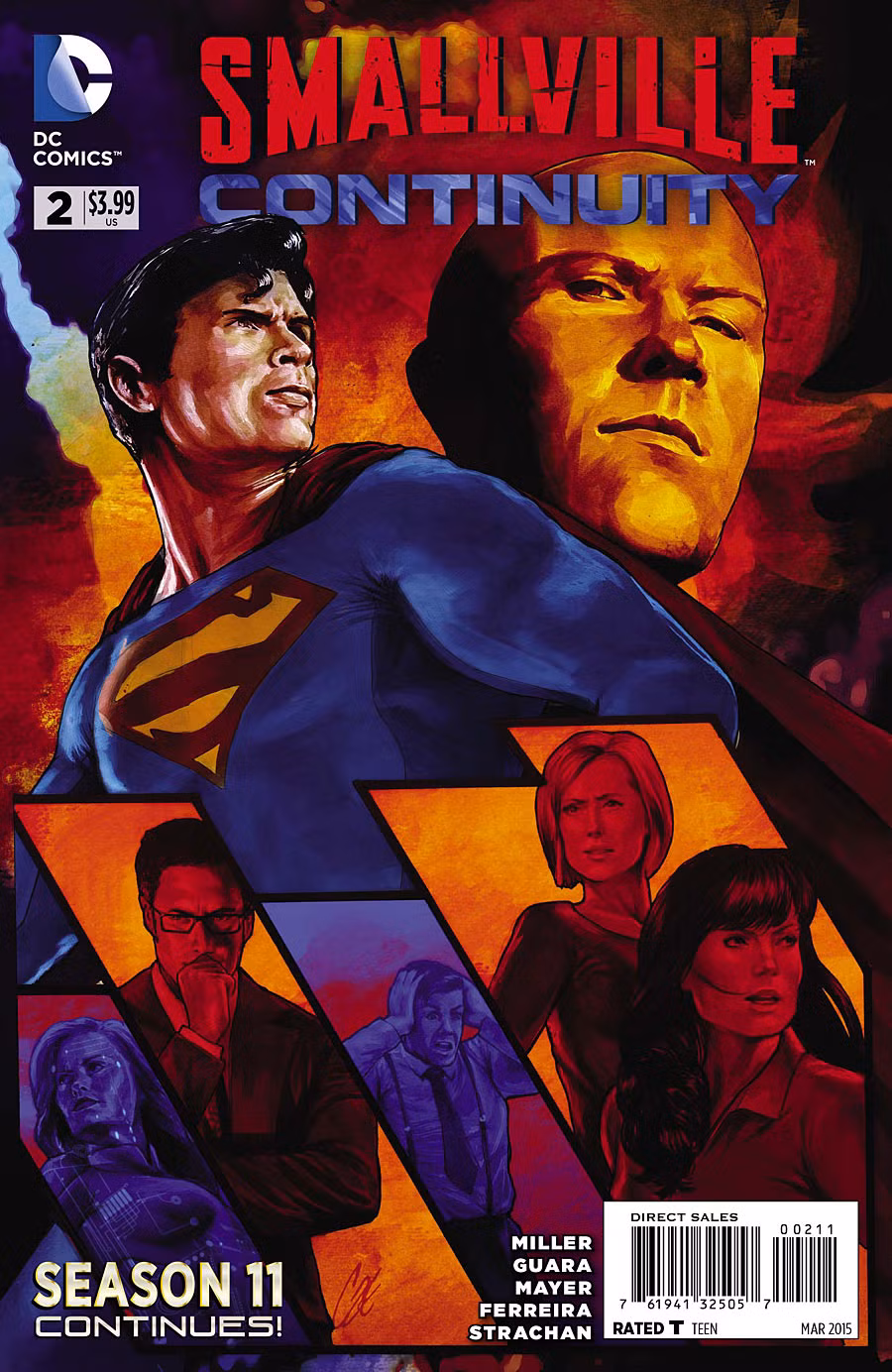 História em quadrinhos que continua Smallville