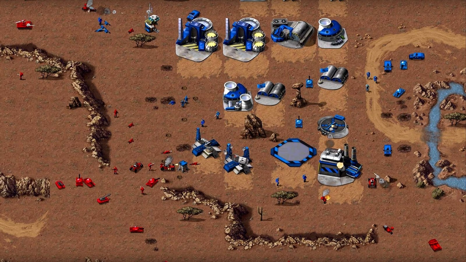 Base e unidades em Command & Conquer Tiberian Dawn Remastered