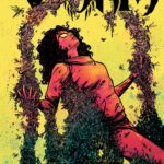 Capa oficial de Worm número 1 com Taylor Hebert e enxame de insetos